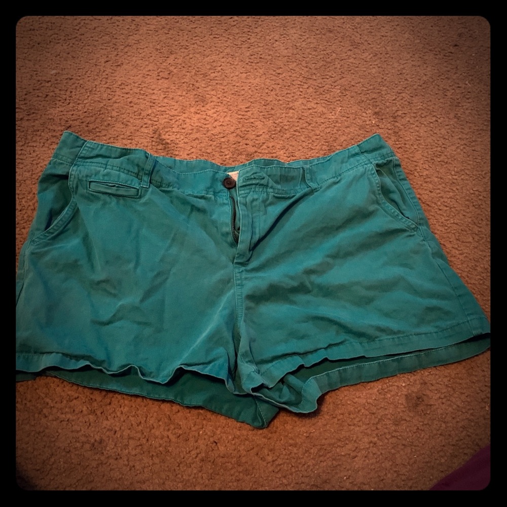 Teal Shorts